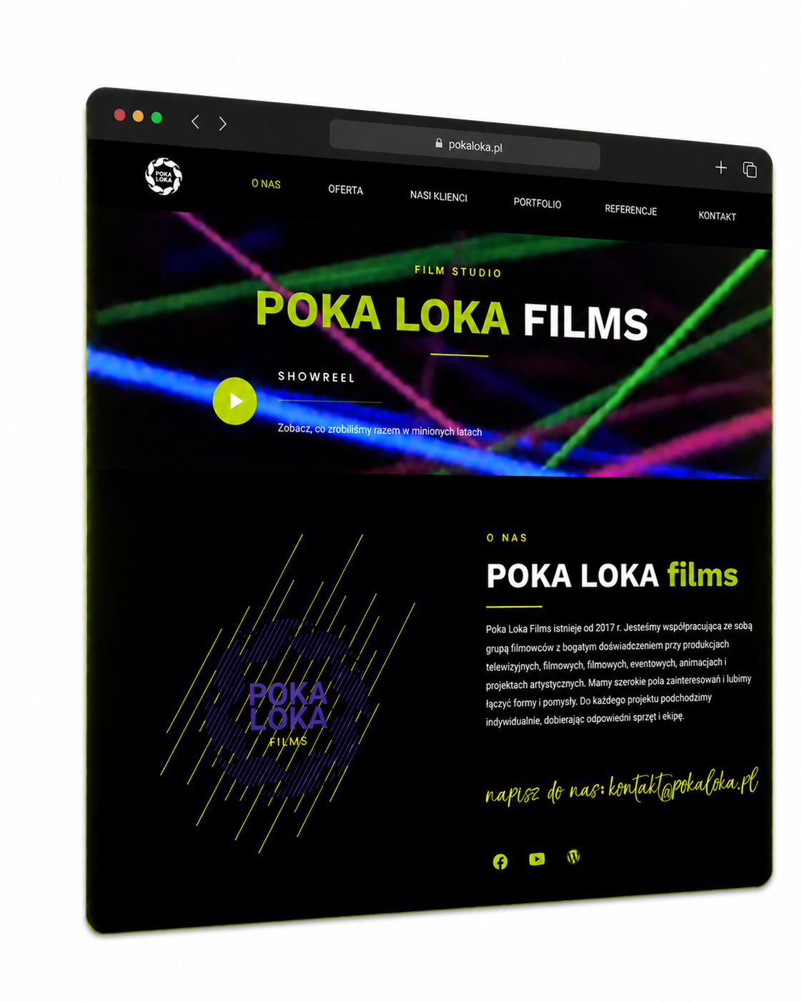 POKA LOKA FILMS - responsive website